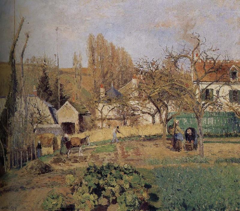 Camille Pissarro Loose multi-tile this Ahe rice Tash s vegetable garden